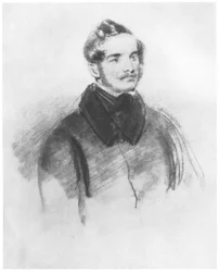 Studie zum Ölbild Bildnis Friedrich von Boxberg